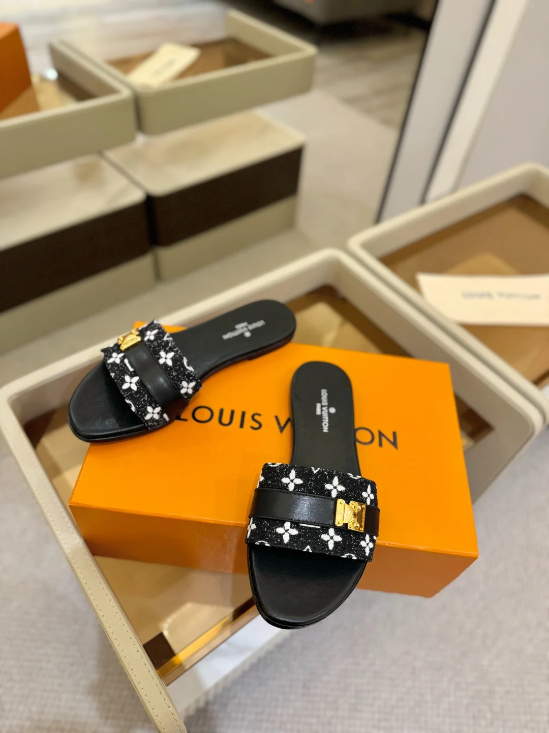 클래식 플랫 슬리퍼 (4color) 상세