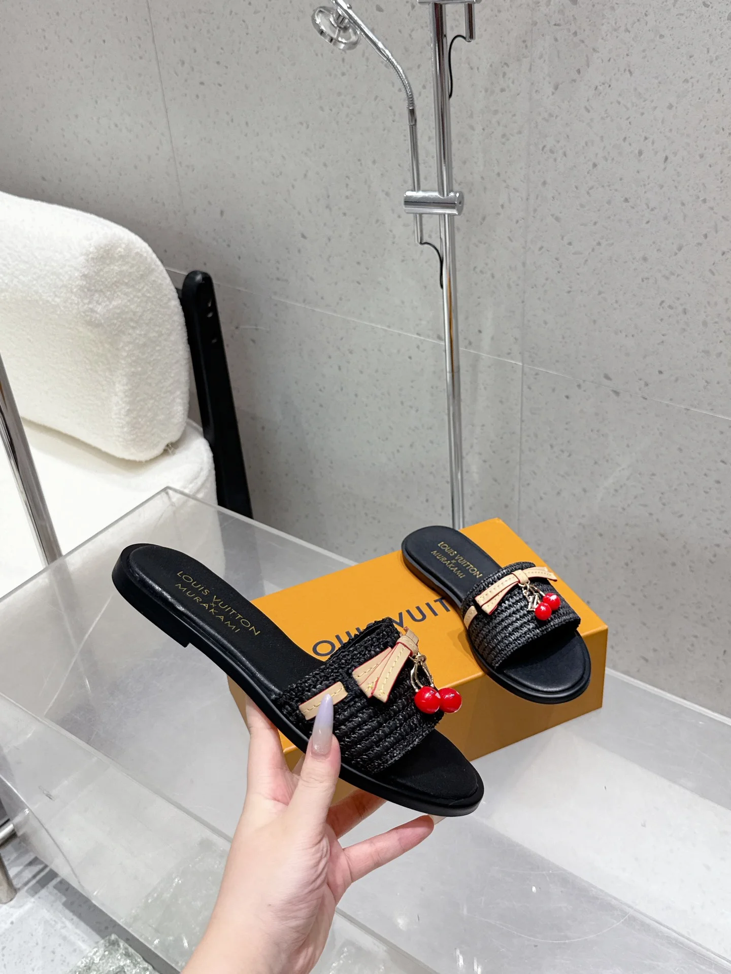 25/ss 신상 플랫 슬리퍼 (2color) 상세