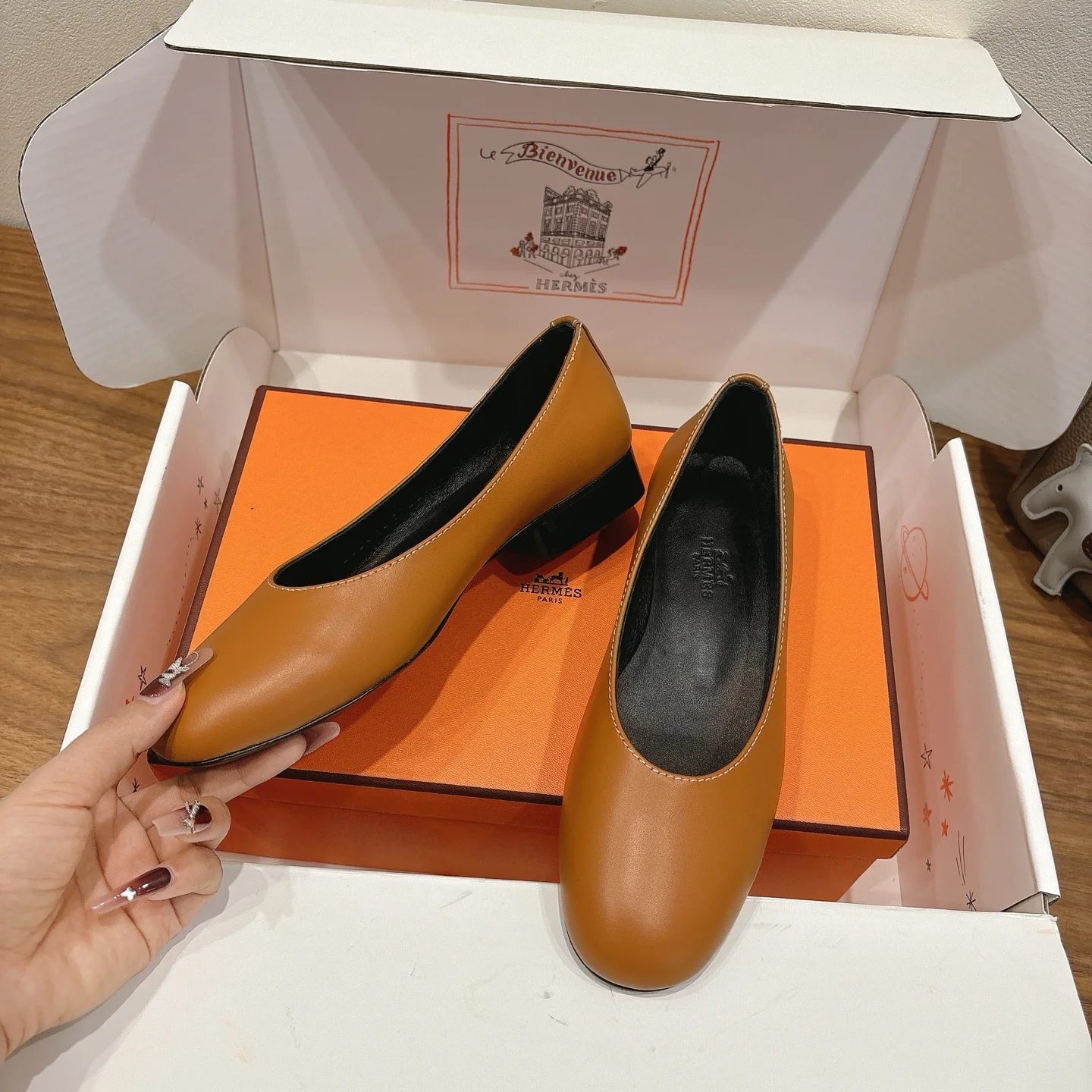 25 신상 플랫 (2color) 상세