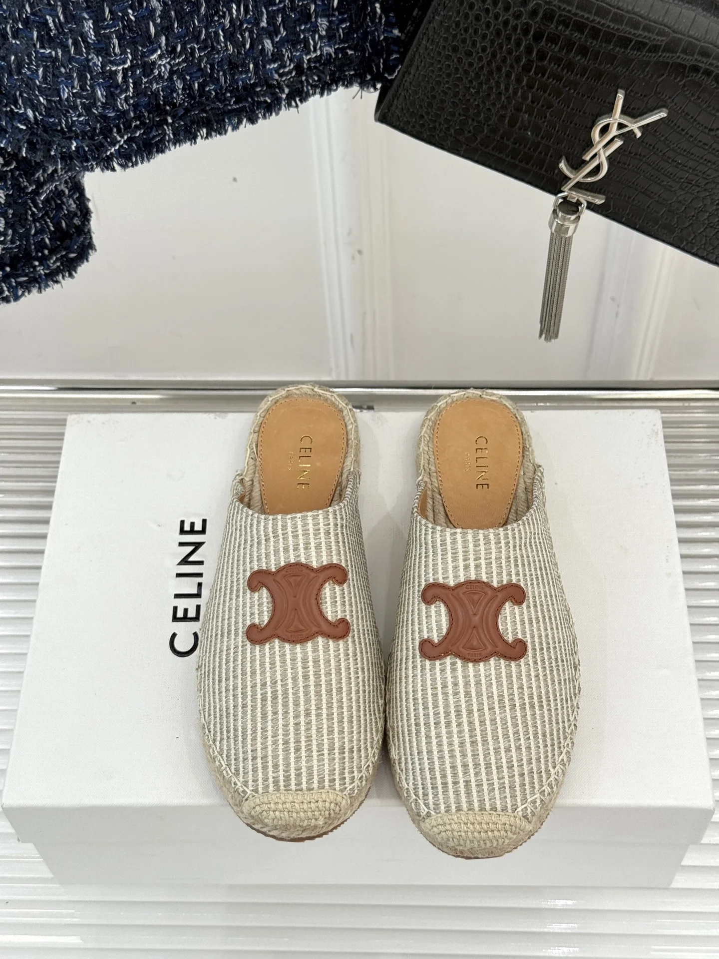 클래식 트리옹프 슬리퍼(4color) 상세