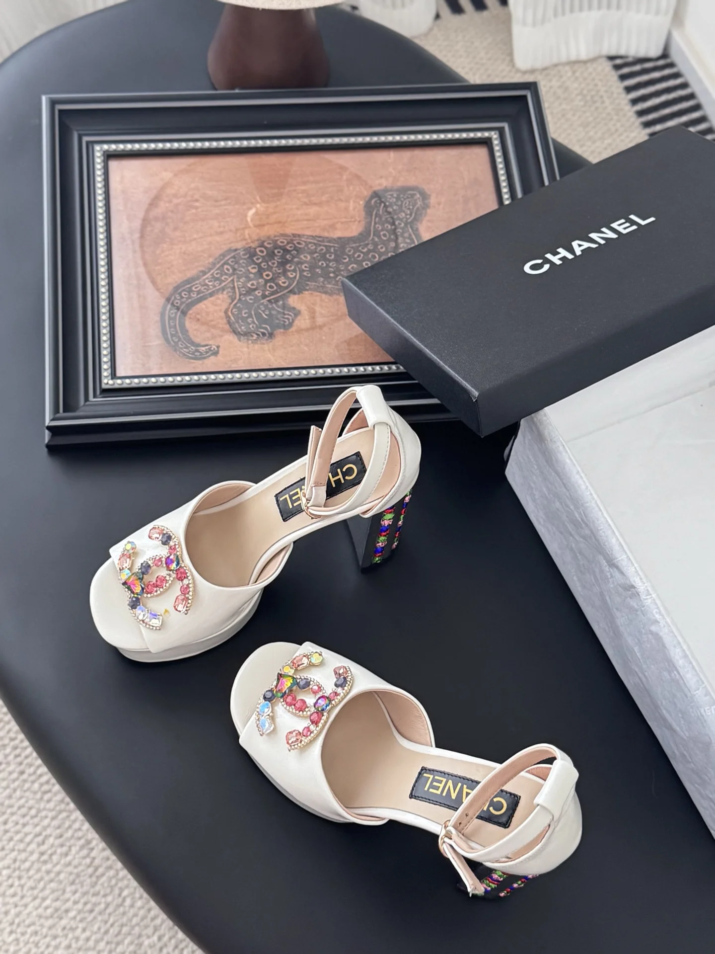 25K 이른 봄 플랫폼 핫피스 샌들 (3color) 상세