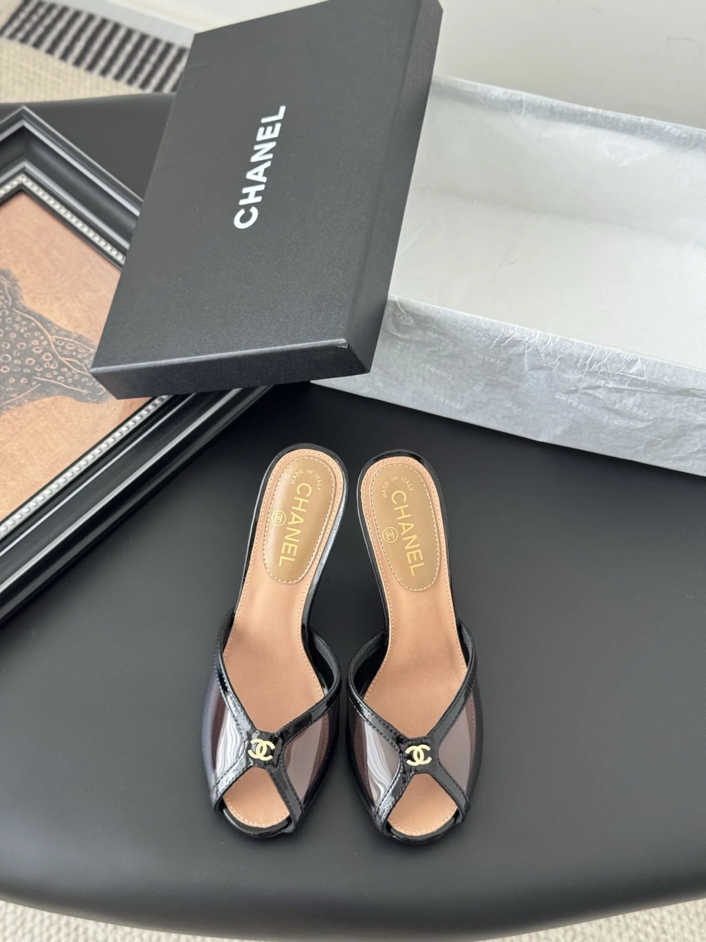 24S 자수 망사 슬리퍼 (5color) 상세