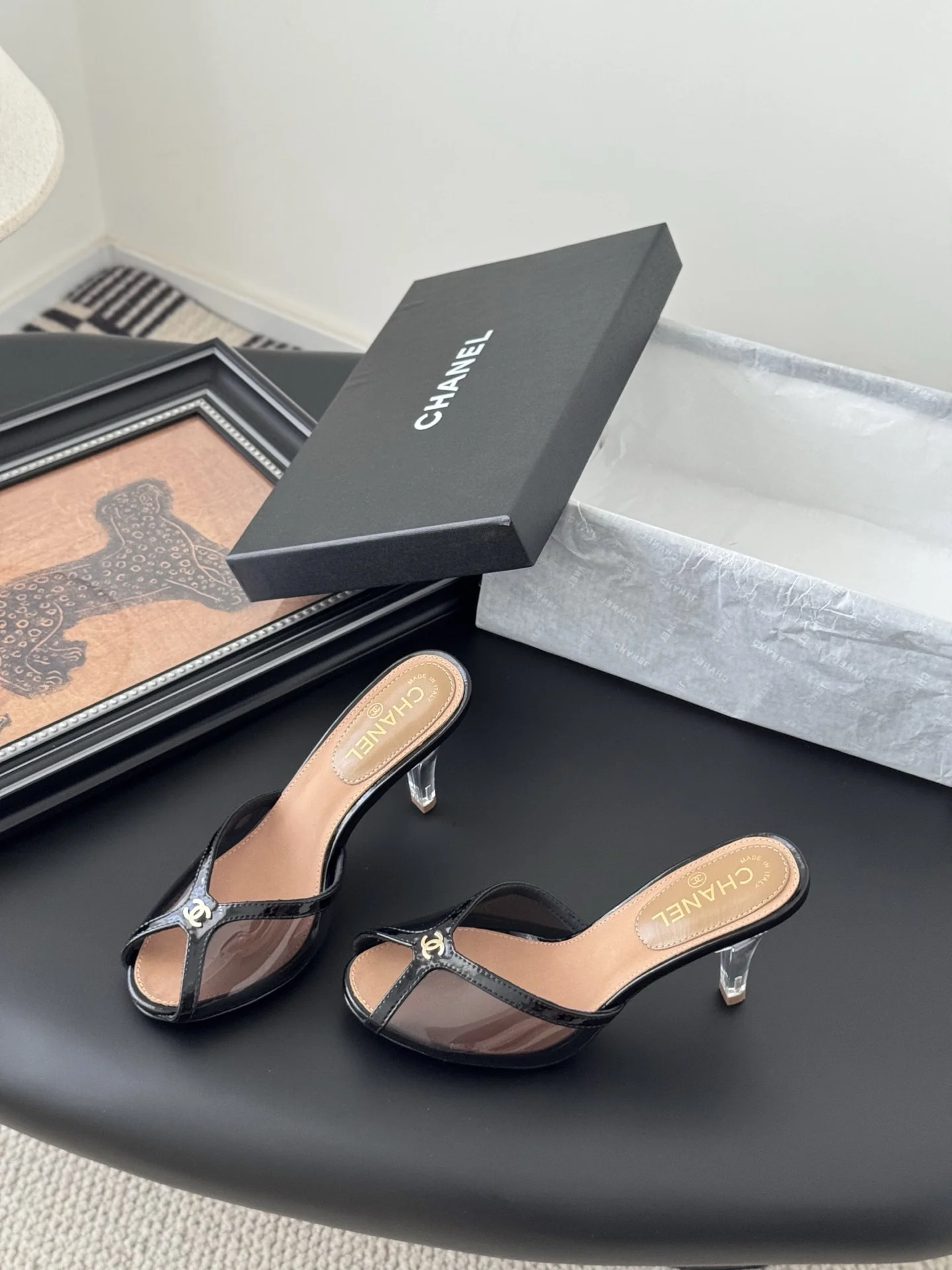 24S 자수 망사 슬리퍼 (5color) 상세