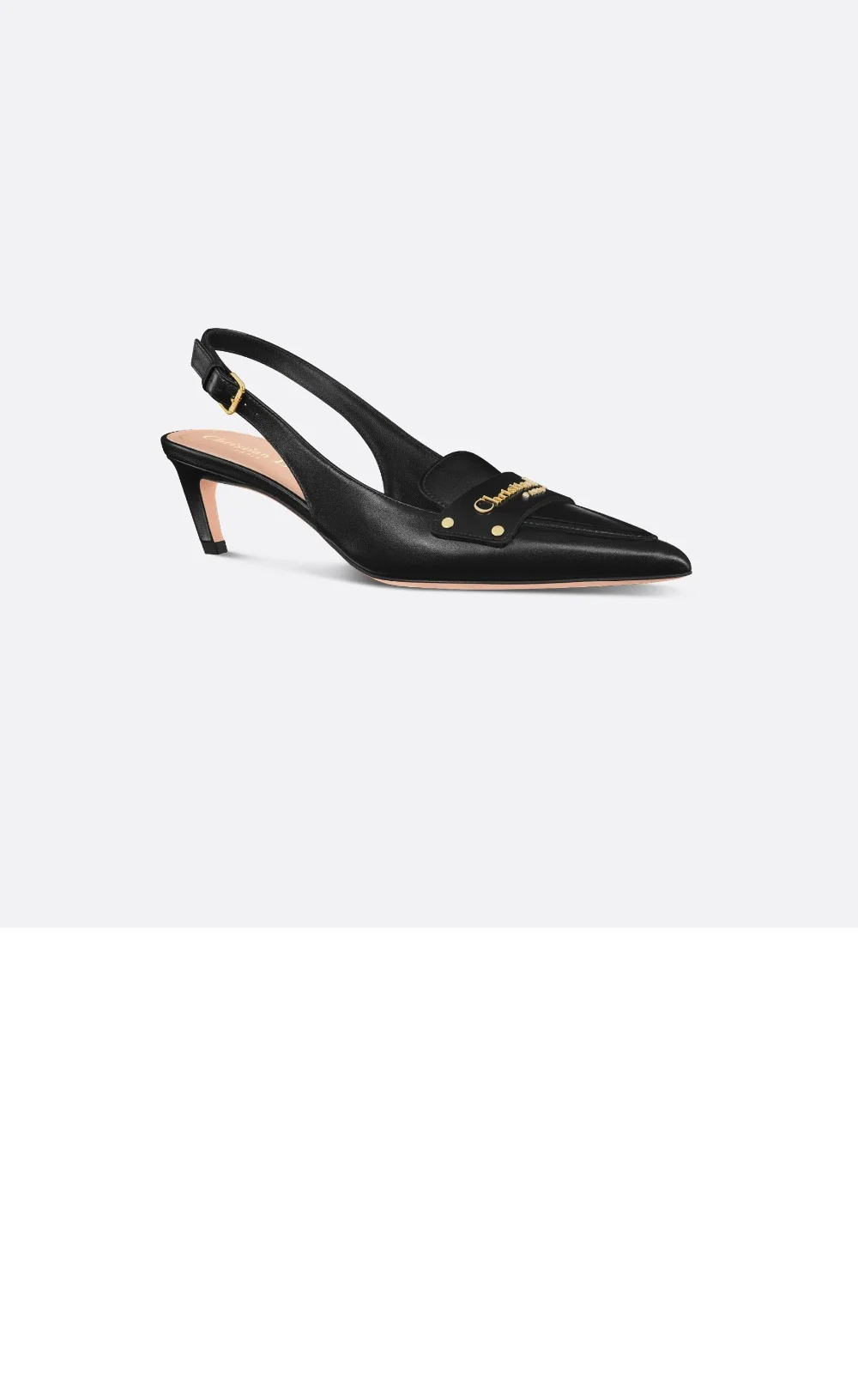 Boy 슬링백 펌프스 5cm (2color) 상세