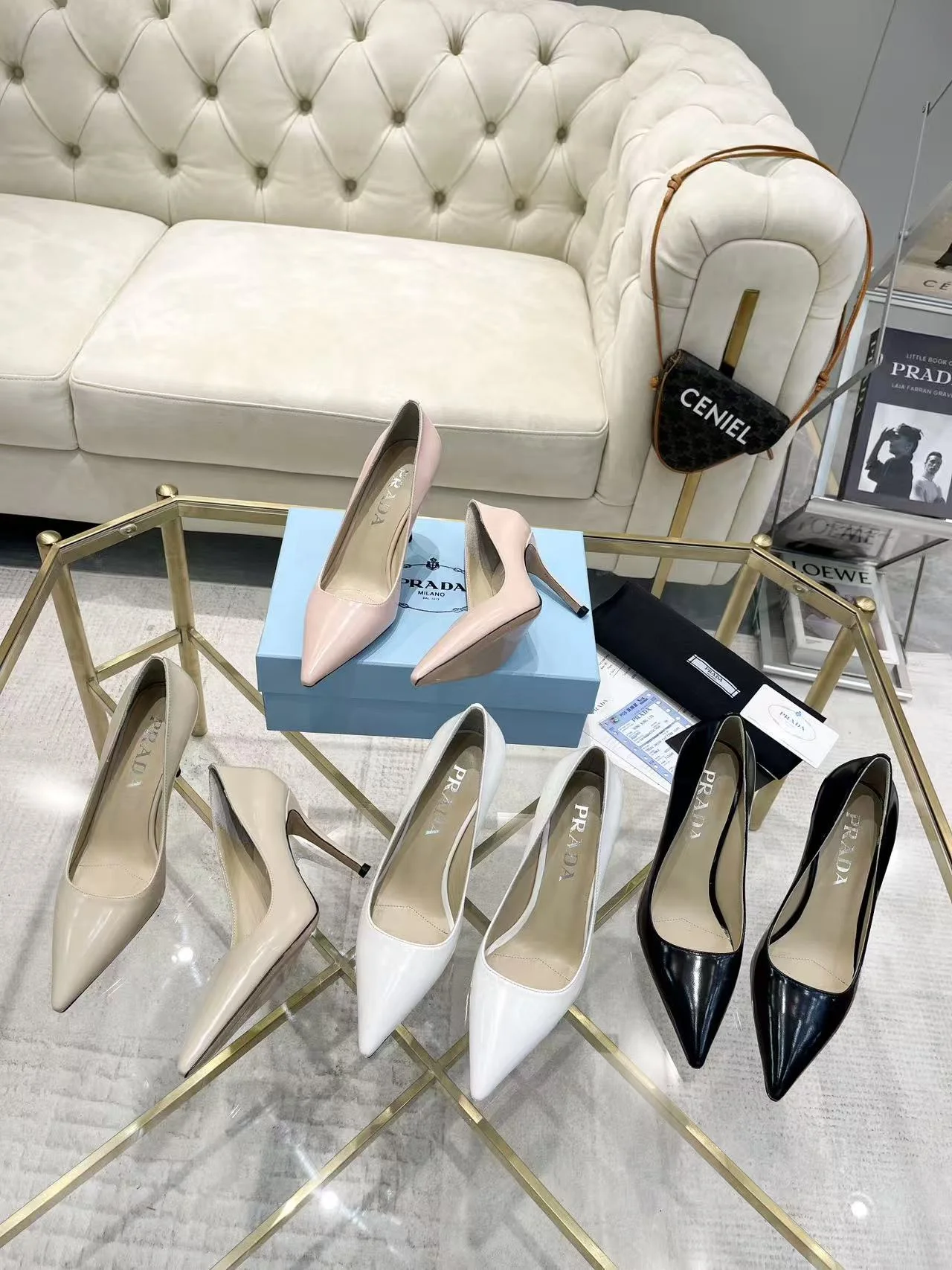 가죽 펌프스 힐 상세