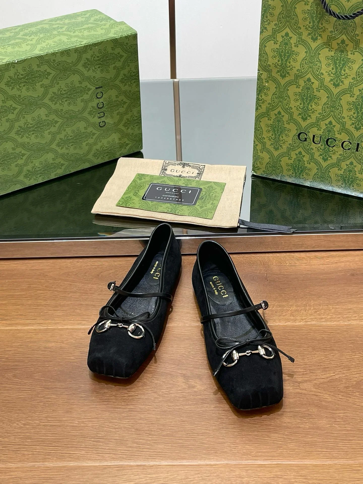 발레슈즈 스웨이드