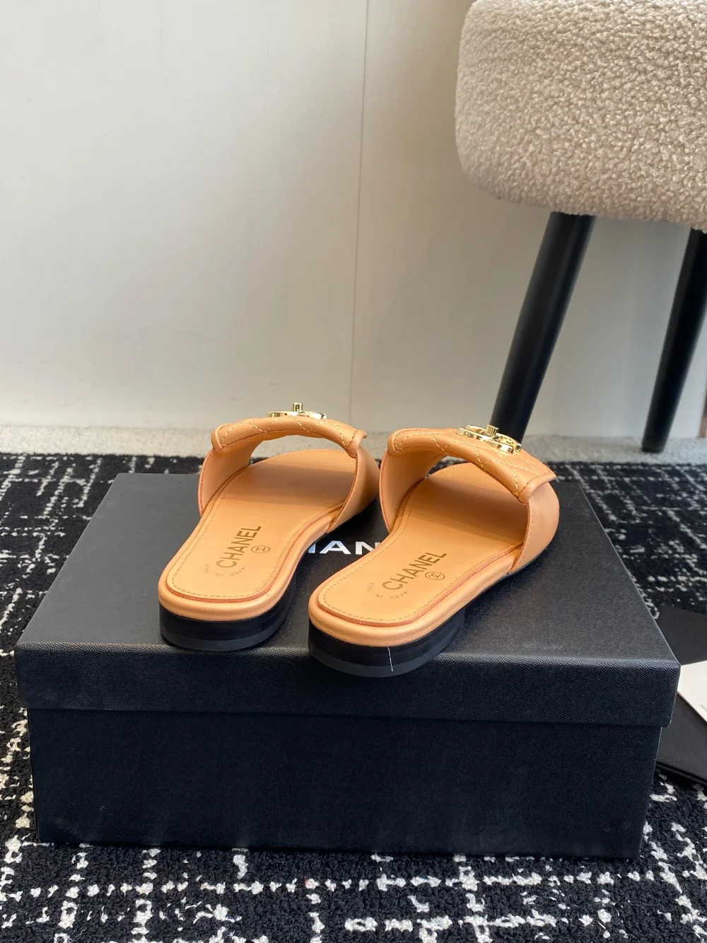 슬라이드 슬리퍼 (브라운) 상세