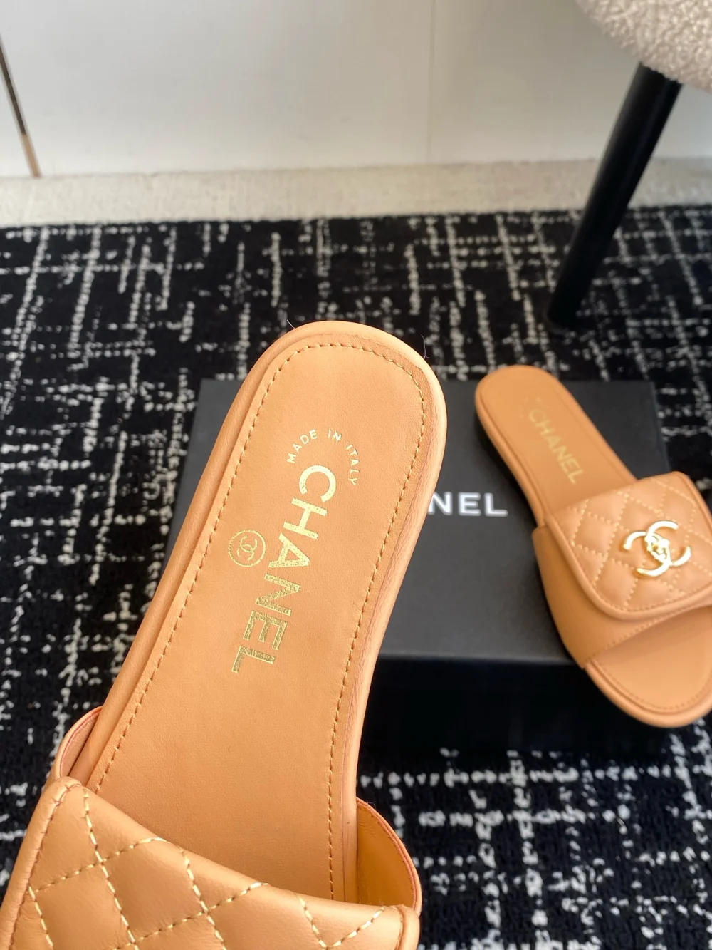 슬라이드 슬리퍼 (브라운) 상세