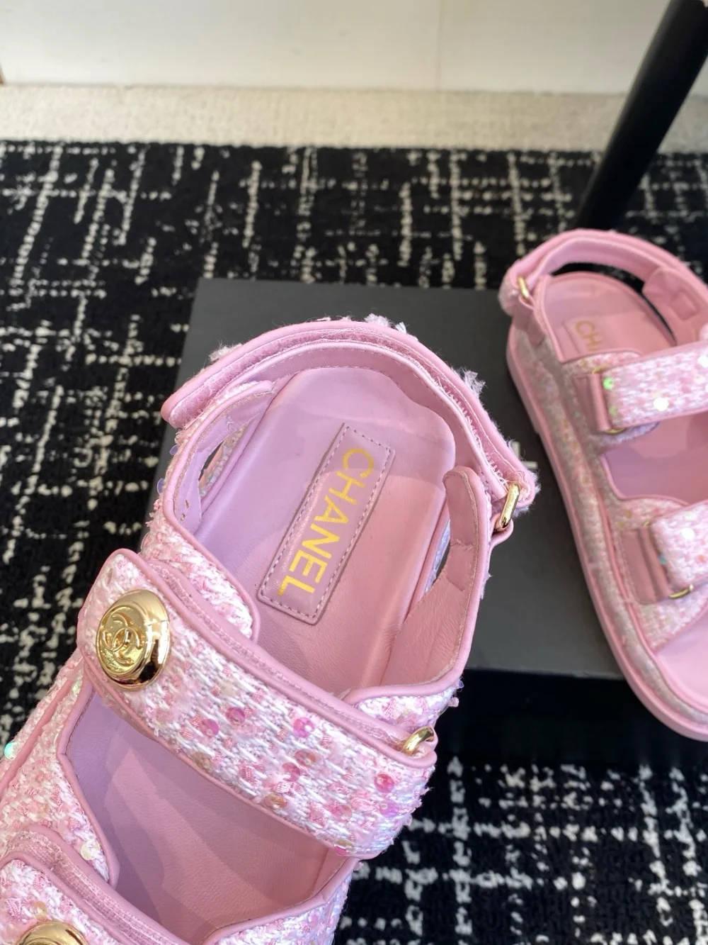 샌들 핑크 상세