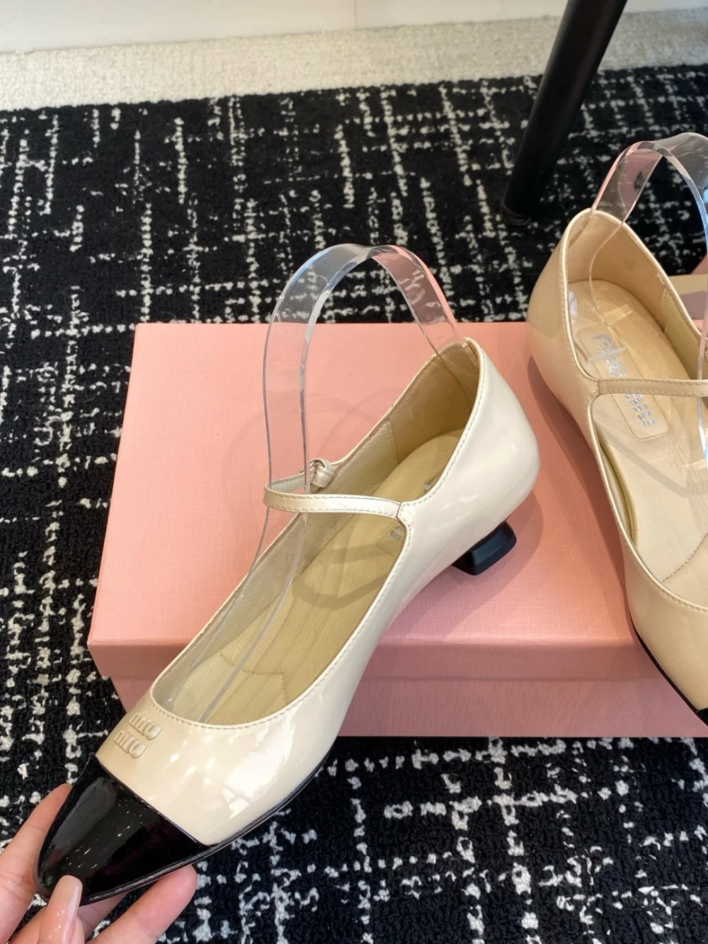 발레리나 플렛 슈즈 (베이지) 상세