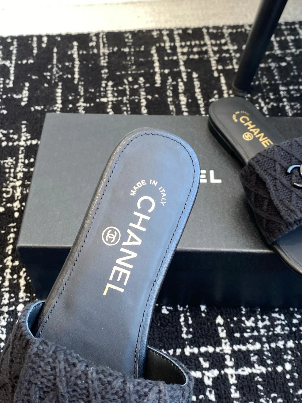 슬라이드 슬리퍼 (블랙) 상세