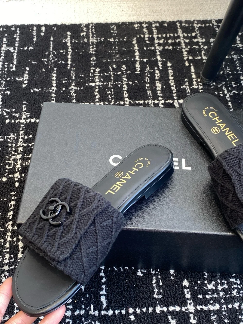 슬라이드 슬리퍼 (블랙) 상세