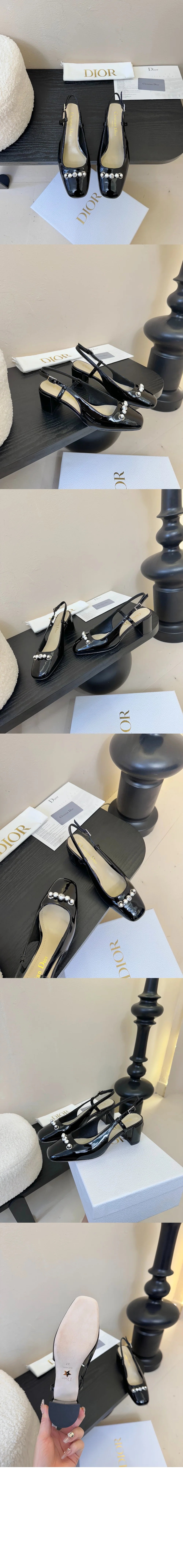 파리 슬링백 펌프스 5.5cm (3color) 상세