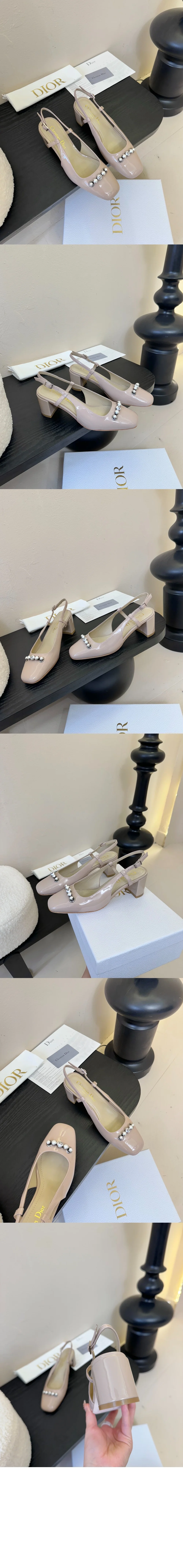 파리 슬링백 펌프스 5.5cm (3color) 상세