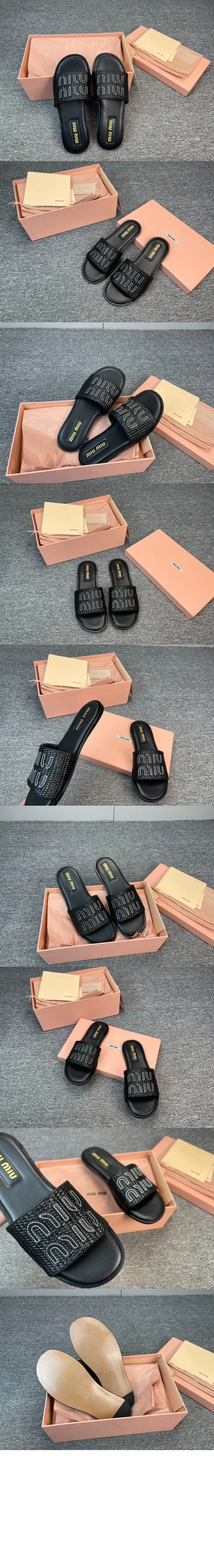 우븐 패브릭 슬라이드(2color) 상세