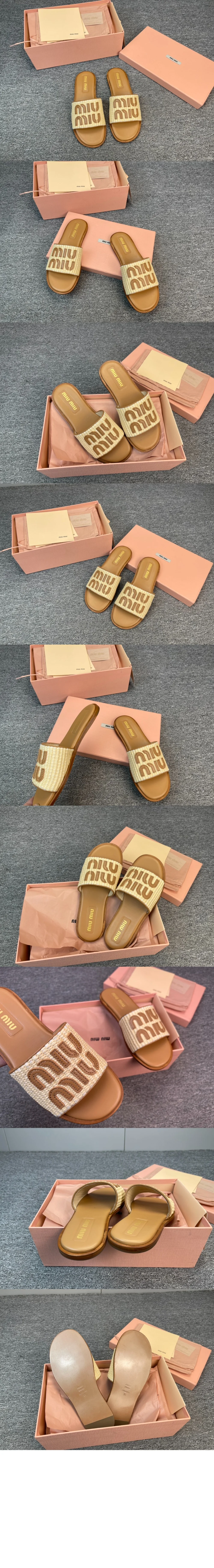 우븐 패브릭 슬라이드(2color) 상세