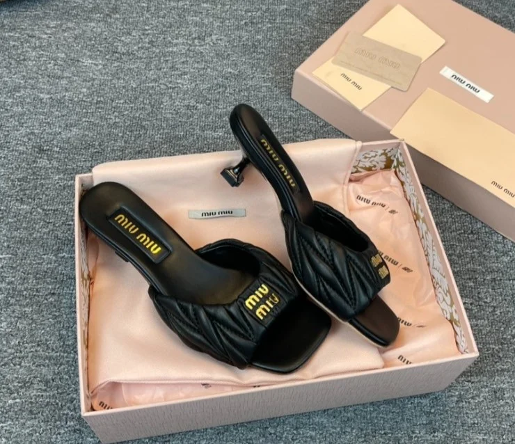 마테라쎄 나파 가죽 슬라이드 (2color)