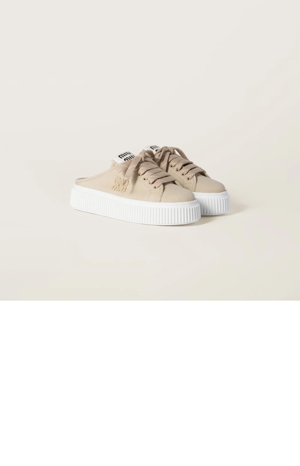 데님 스니커즈 뮬  (3color) 상세