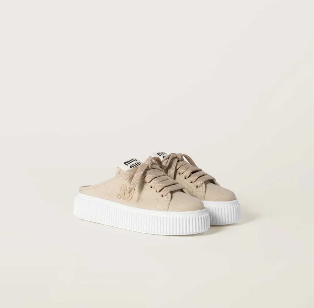 데님 스니커즈 뮬 (3color)