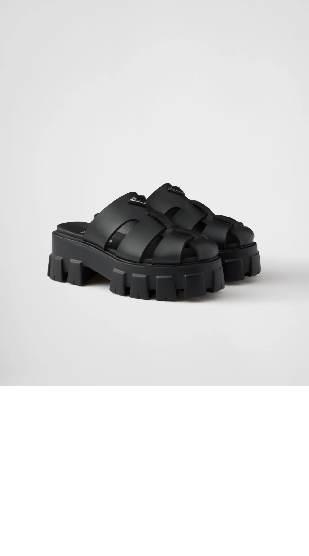 모놀리식 러버 뮬 (3color) 굽 5.5cm 상세