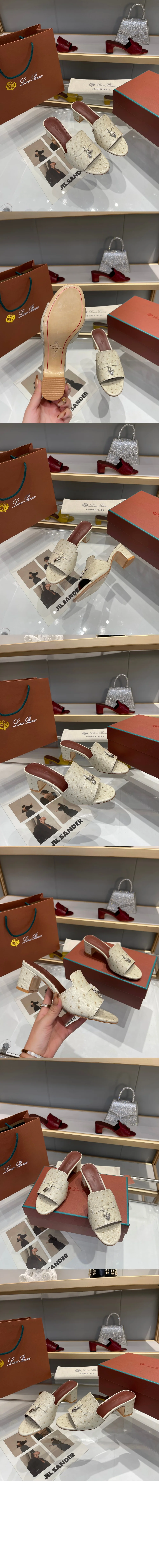 샌들 슬리퍼 굽6.5cm (3color) 상세