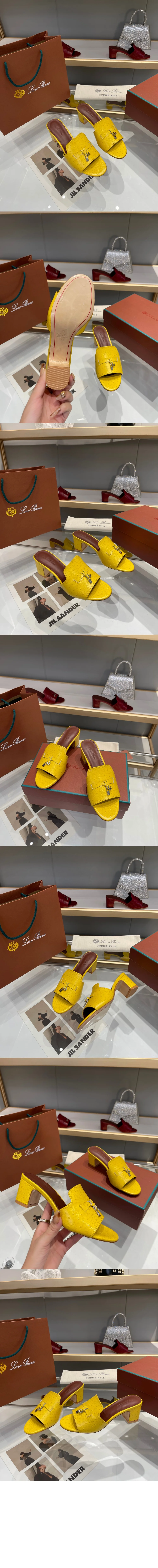 샌들 슬리퍼 굽6.5cm (3color) 상세