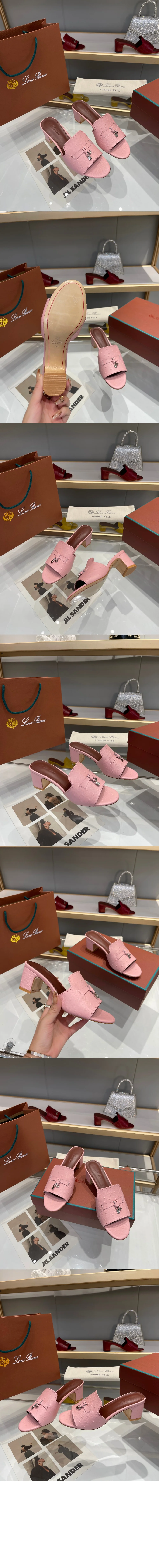 샌들 슬리퍼 굽6.5cm (3color) 상세