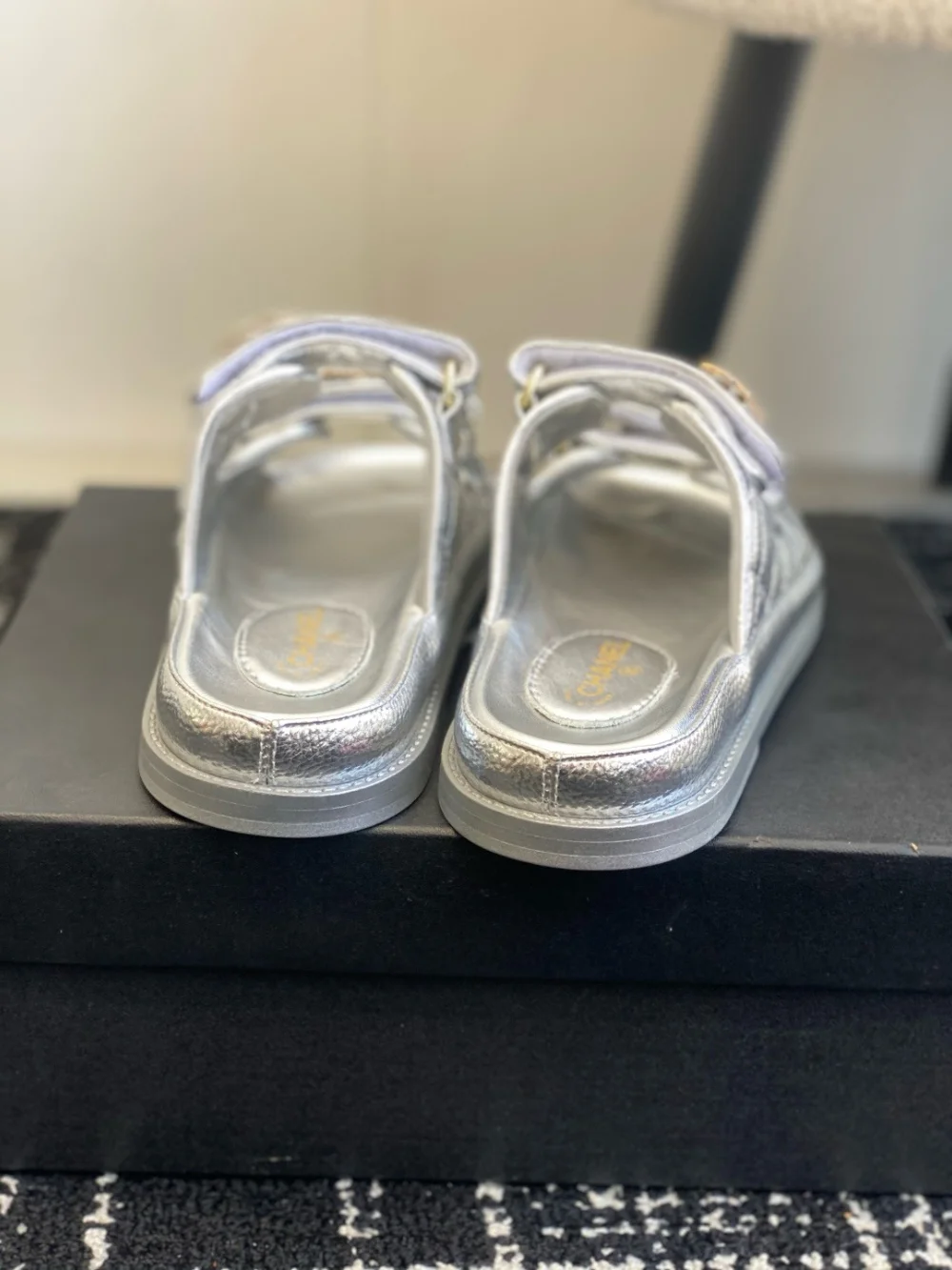 샌들 슬리퍼 금장 (2 color) 상세