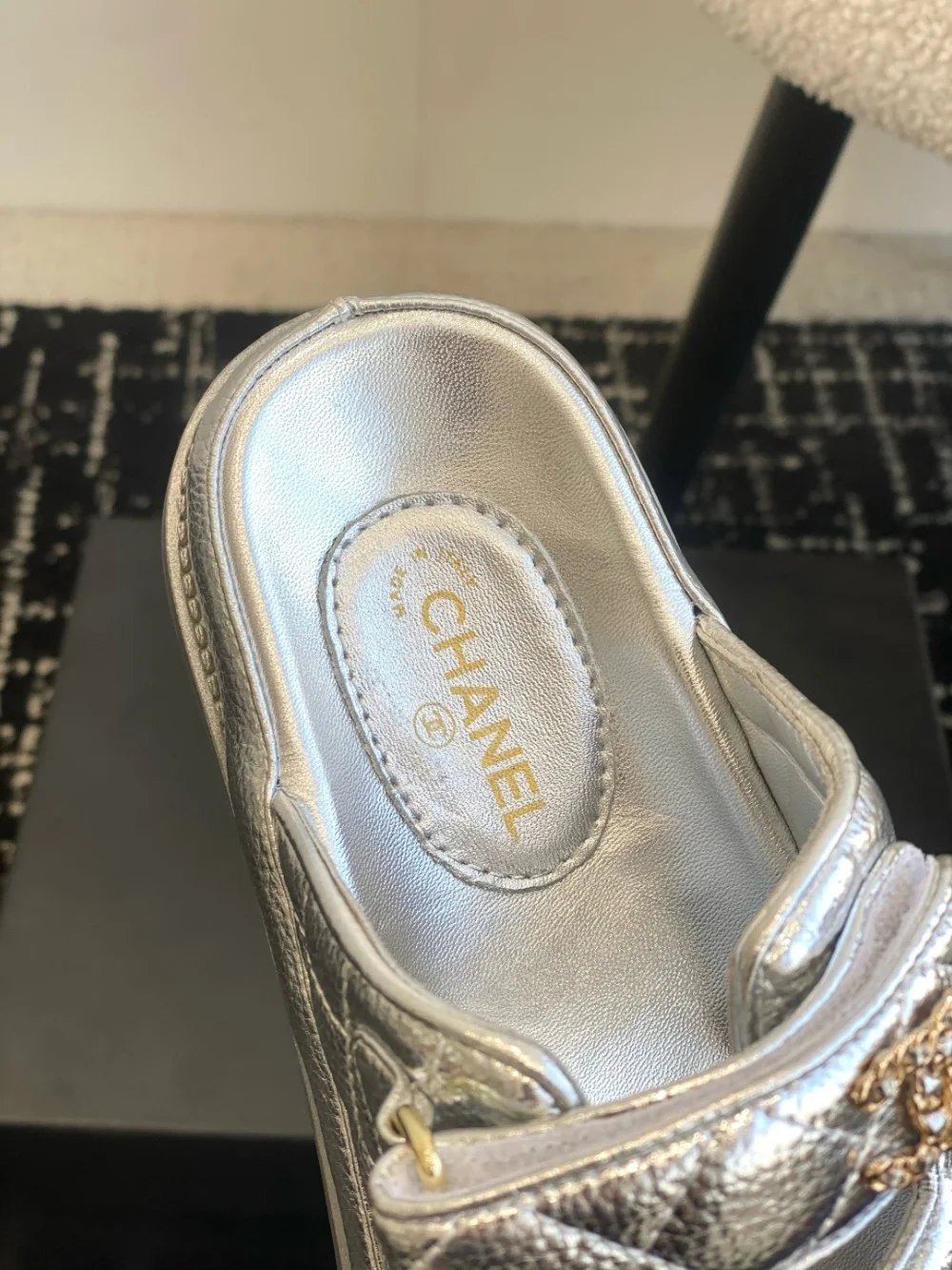 샌들 슬리퍼 금장 (2 color) 상세