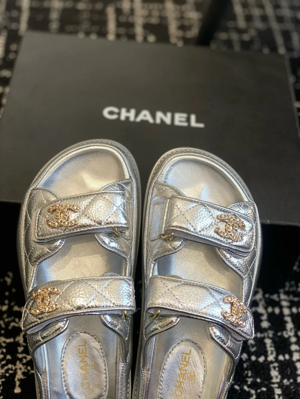 샌들 슬리퍼 금장 (2 color) 상세