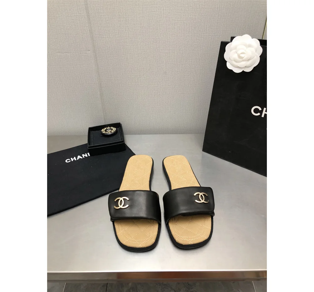 로고 슬리퍼 (2color)