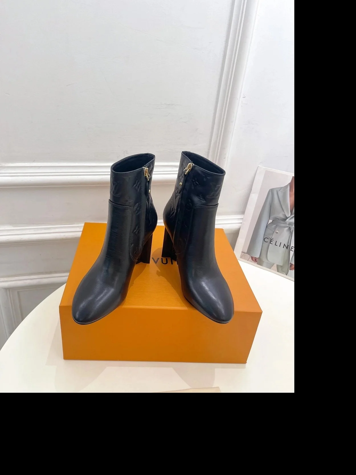 실루엣 앵클 부츠 1ADCLJ 상세