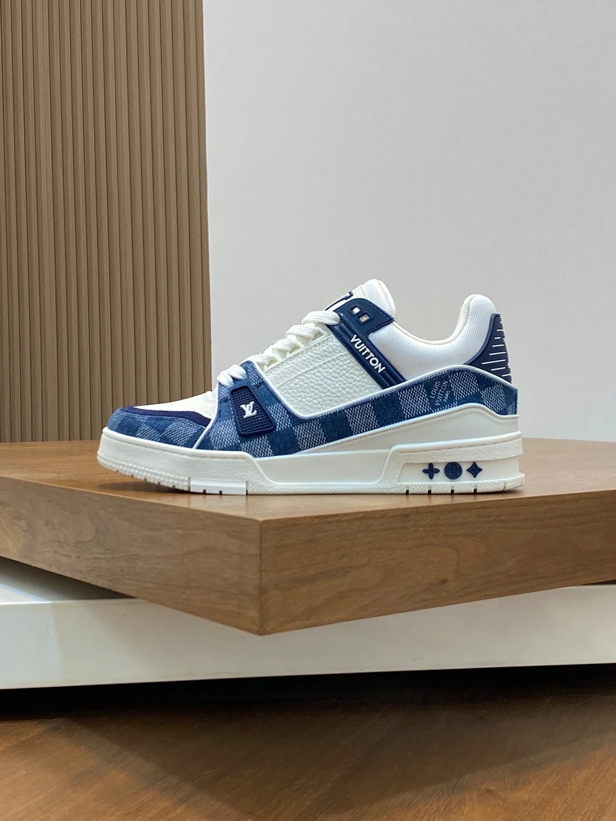 트레이너 스니커즈 다미에 블루 상세