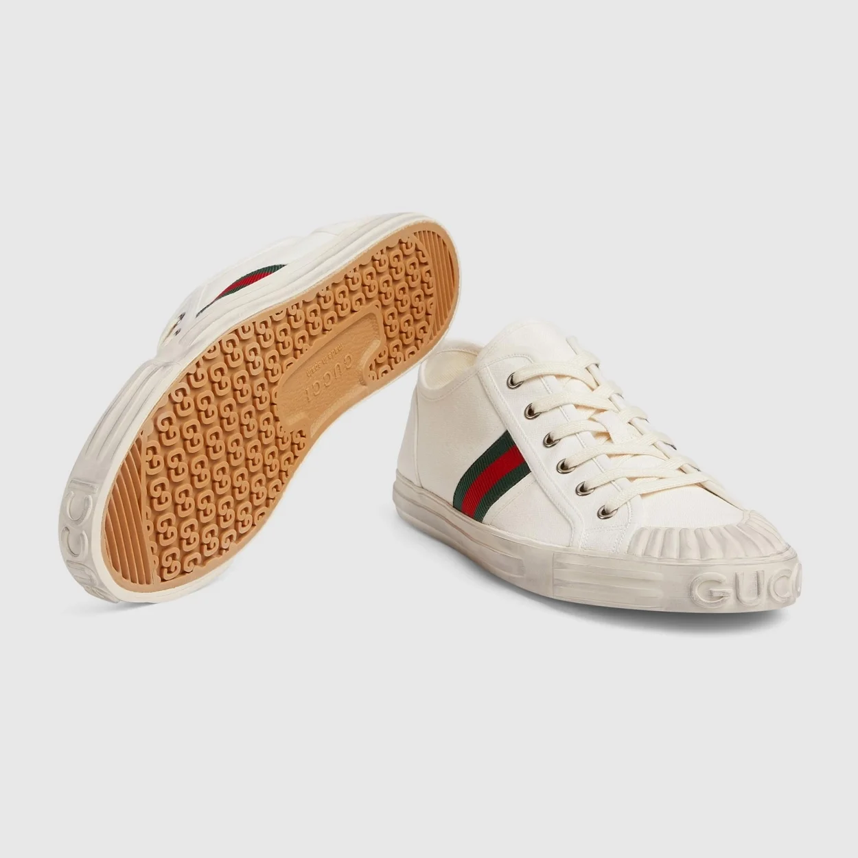 웹 캔버스 스니커즈 화이트 상세