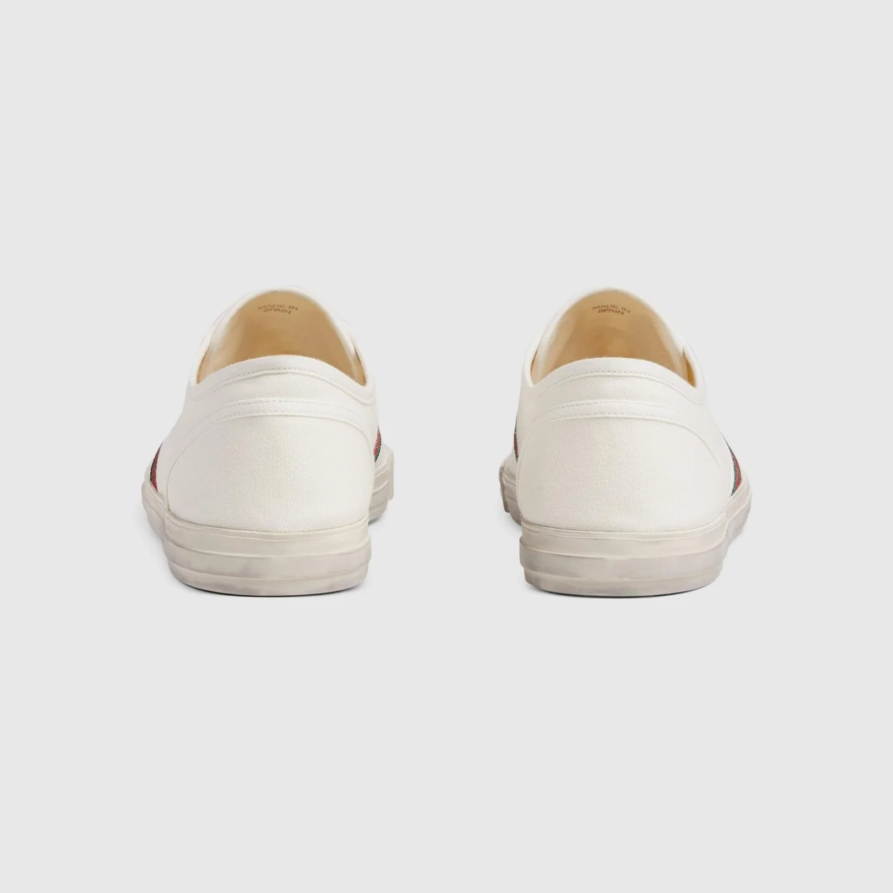 웹 캔버스 스니커즈 화이트 상세