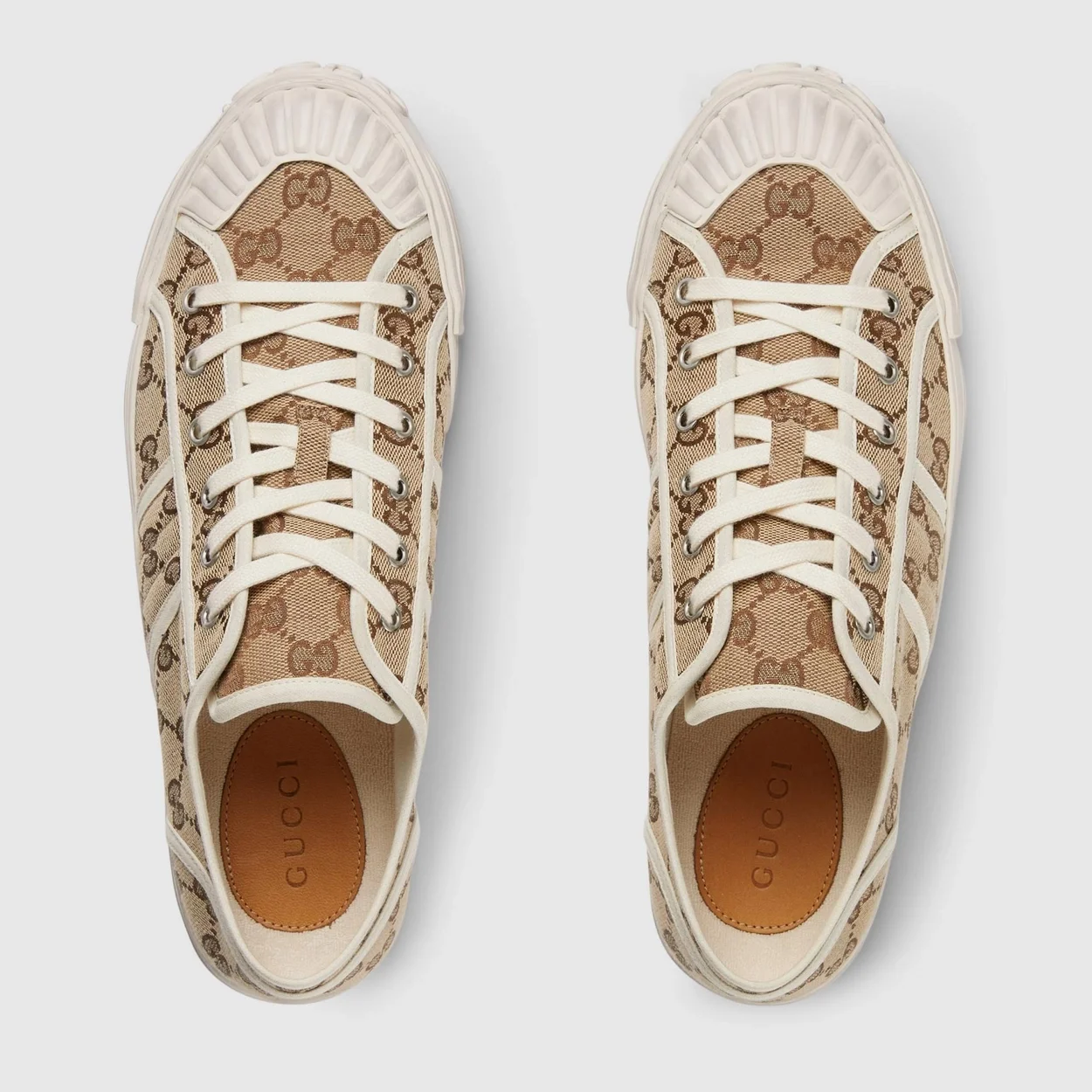 GG 스니커즈 베이지 & 에보니 상세