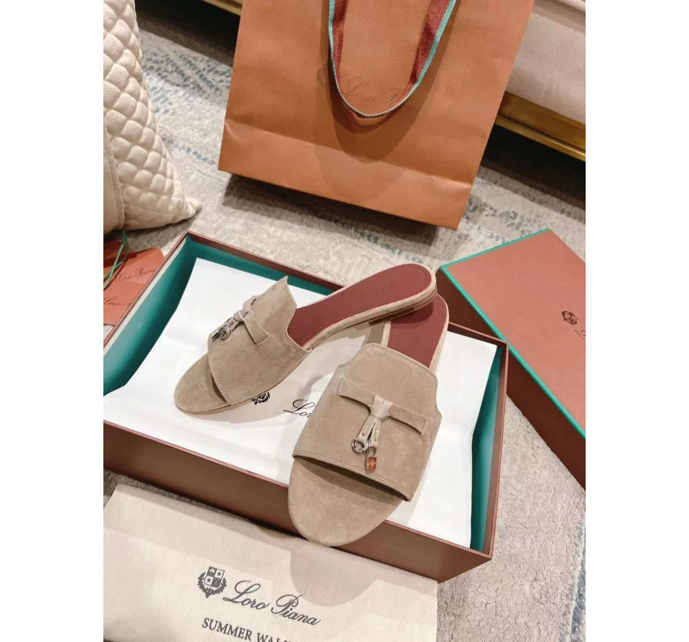 썸머 참 뮬 슬리퍼 샌들 상세