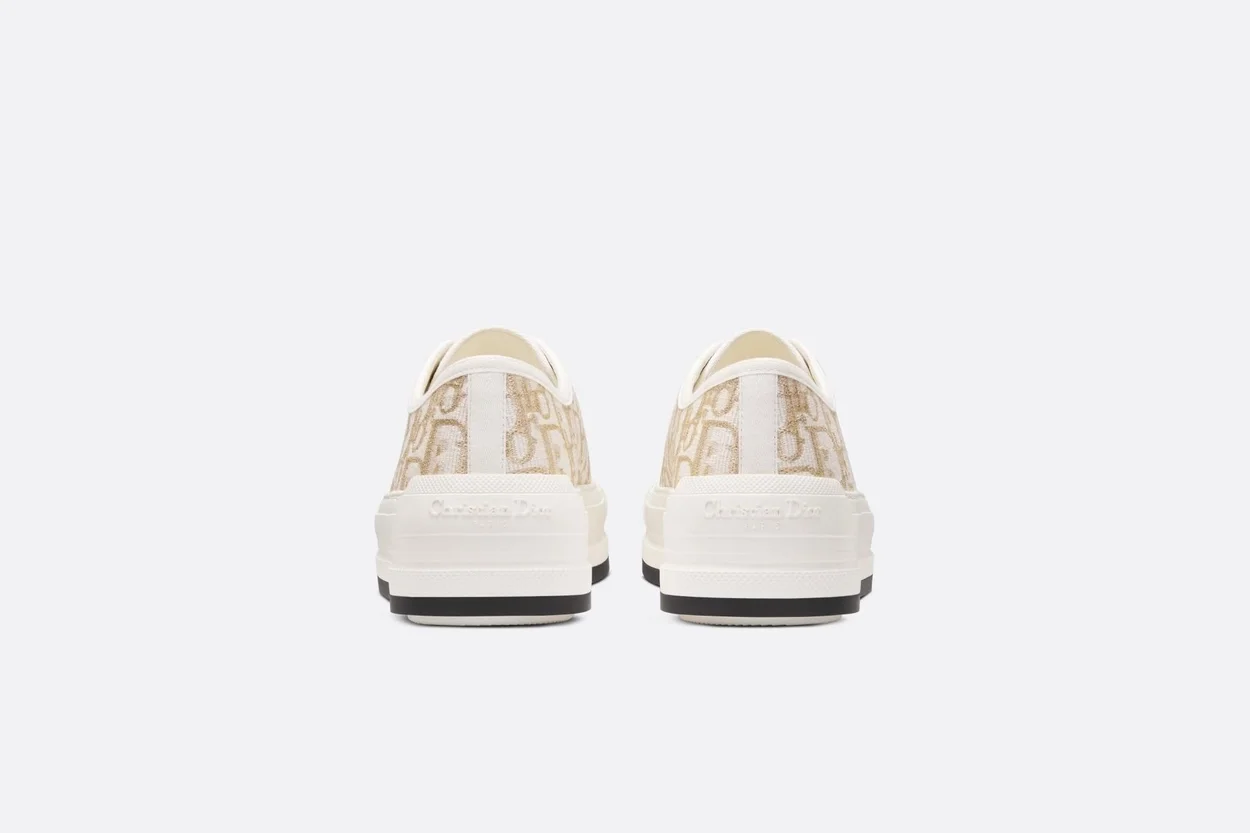 플랫폼 스니커즈 골드 상세