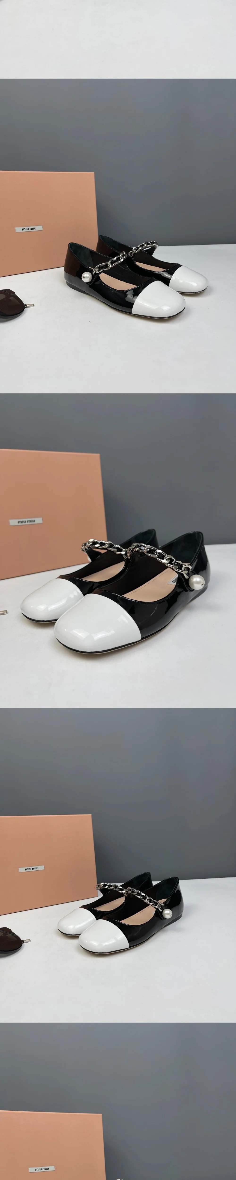 페이턴트 가죽 발레리나 5F653D 상세