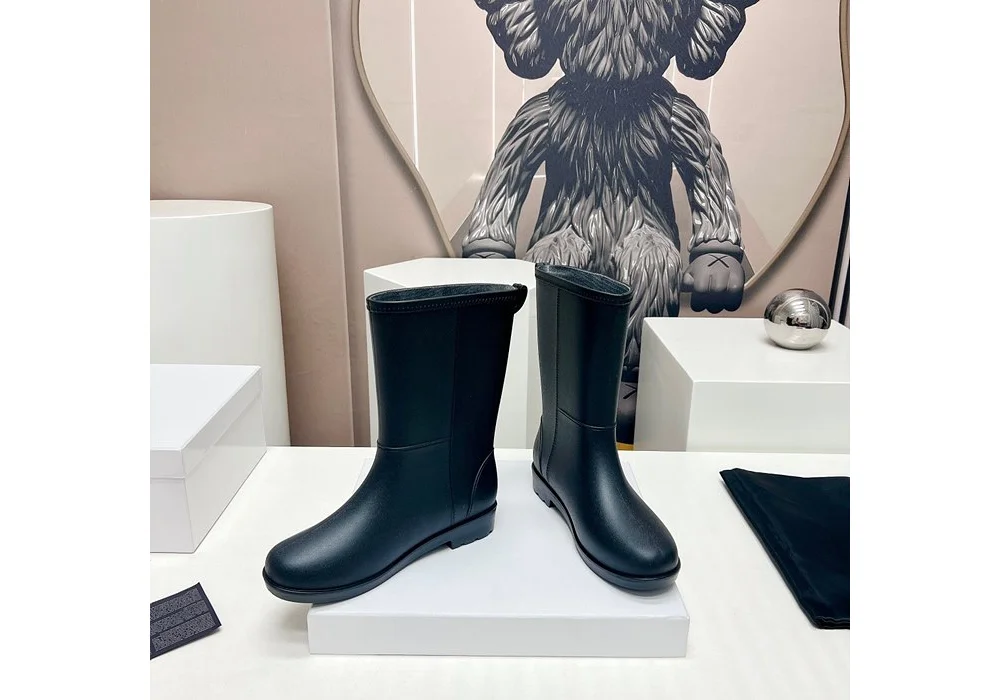 퐁 플랫 하프 레인부츠 상세