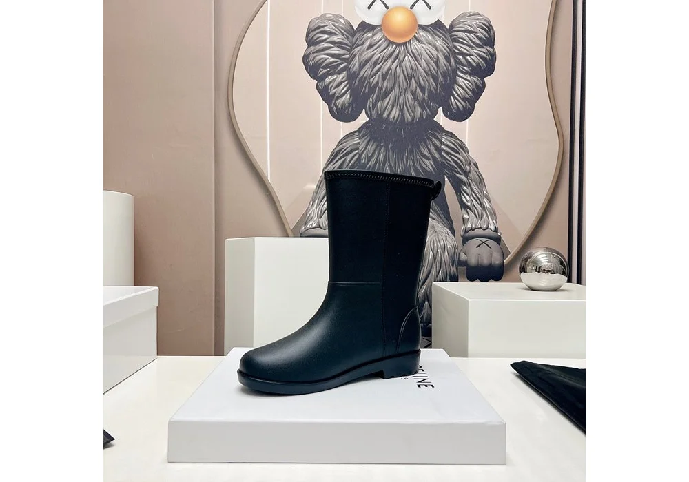 퐁 플랫 하프 레인부츠 상세