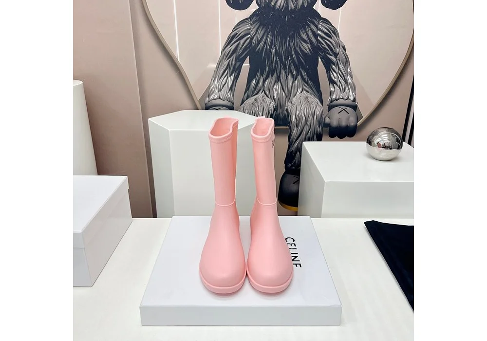 퐁 플랫 하프 레인부츠 상세