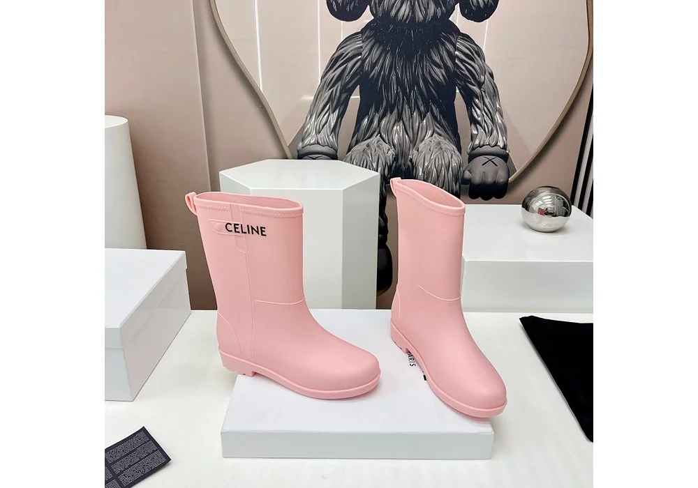 퐁 플랫 하프 레인부츠 상세