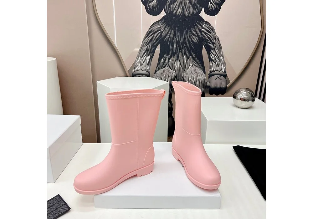 퐁 플랫 하프 레인부츠 상세