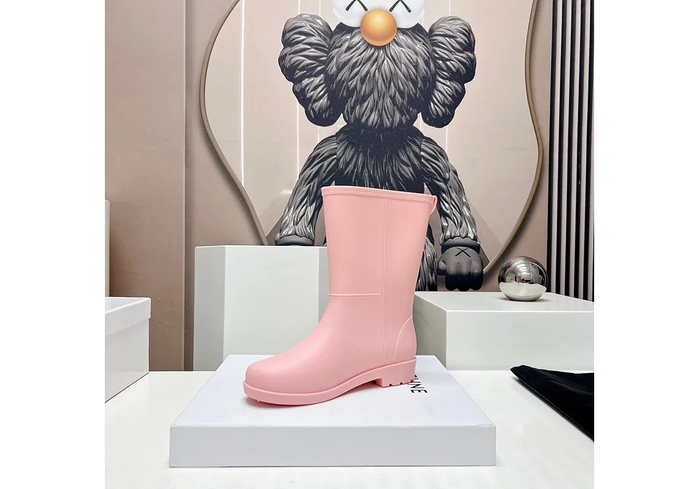 퐁 플랫 하프 레인부츠 상세