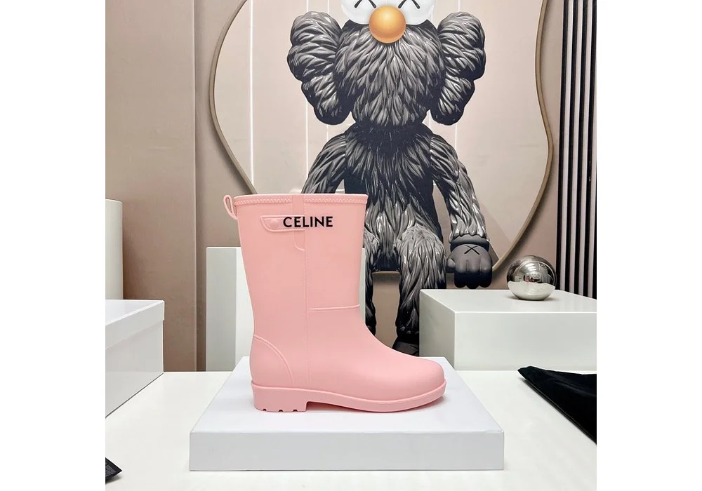 퐁 플랫 하프 레인부츠 상세