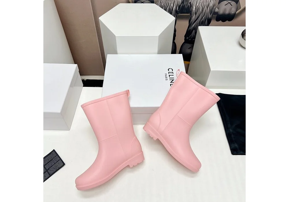 퐁 플랫 하프 레인부츠 상세