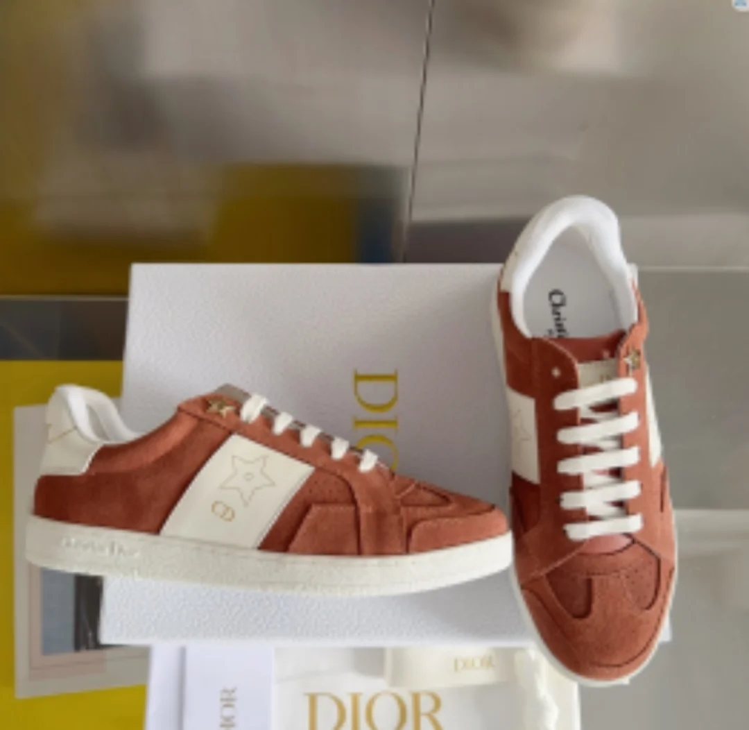 스니커즈 브라운화이트