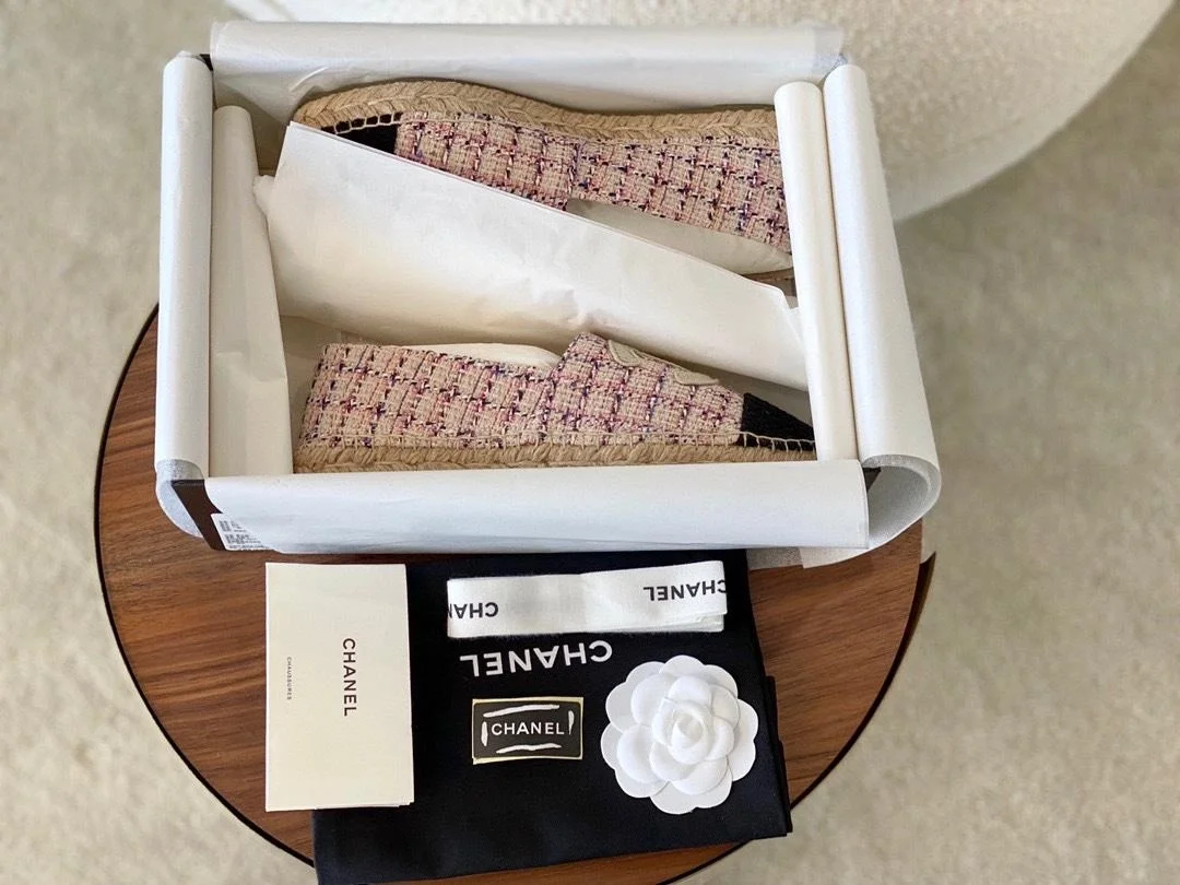 Espadrille 핑크 블랙 상세