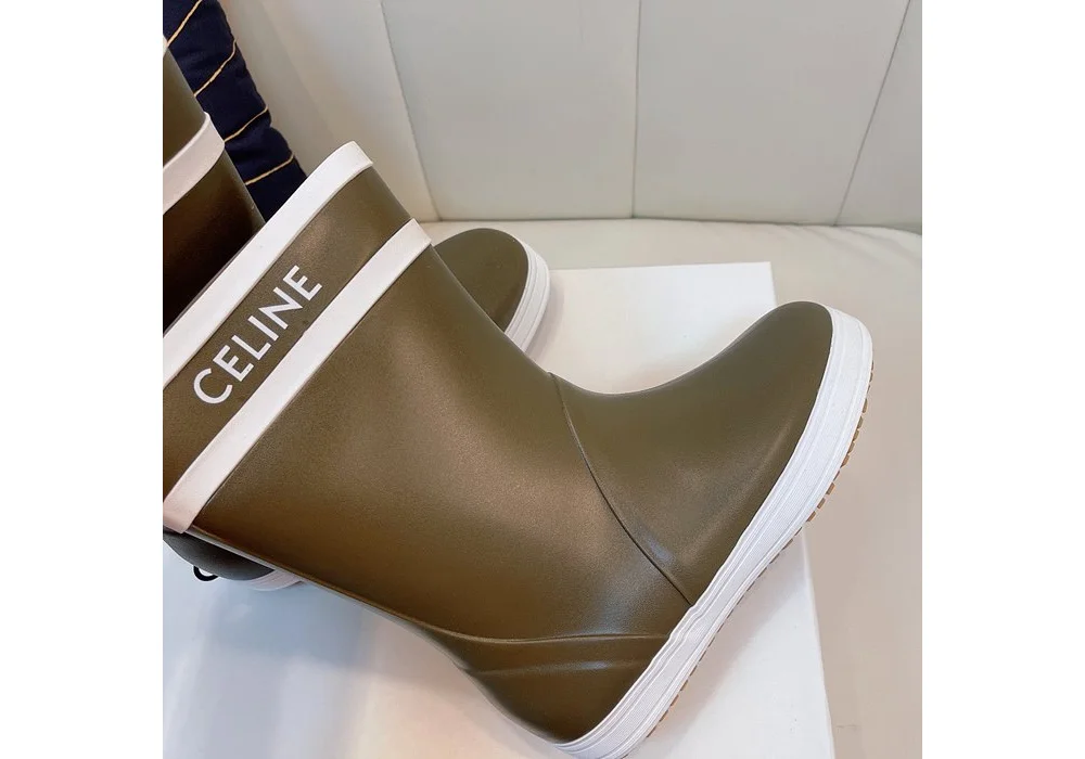 퐁 플랫 하프 레인부츠 상세